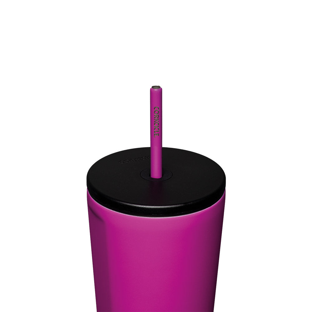 Tasse Froide Avec Paille 710ml Fuchsia