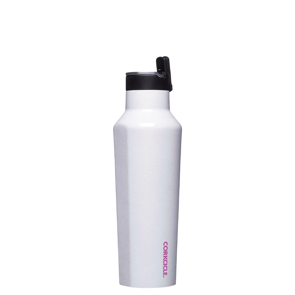 Sport Canteen Bottle 590ml Glittery White