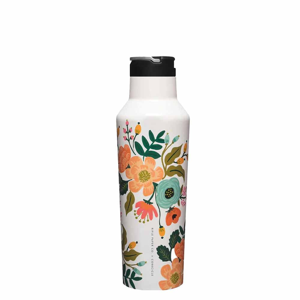 Sport Canteen Bottle 590ml Creme Floral