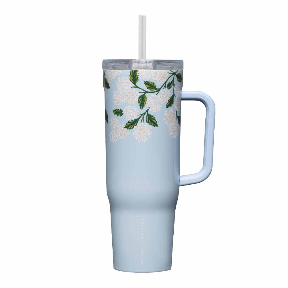 CRUISER Cup with Straw 1200ML Blue Floral