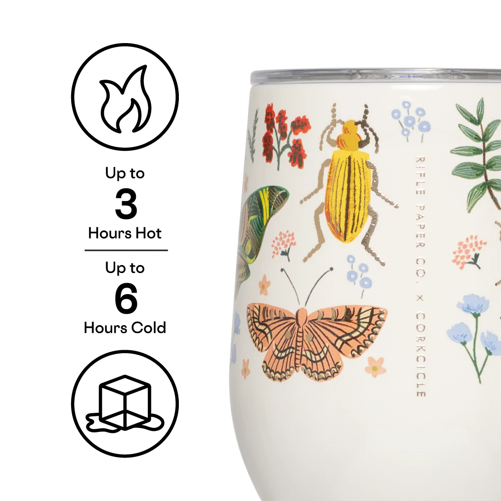 Stemless - 350ML Rifle Paper - Curio Cream