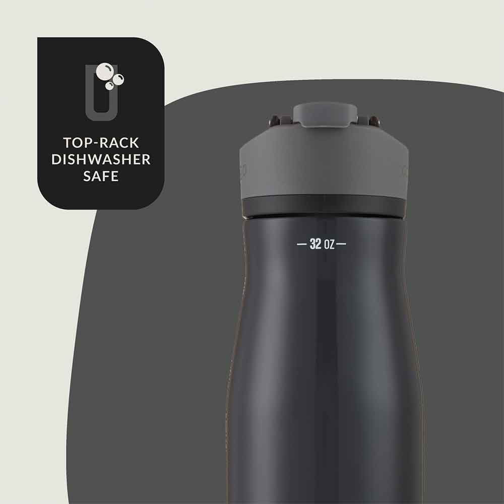 CORTLAND CHILL 2.0 Metallflasche Schwarz 950 ml