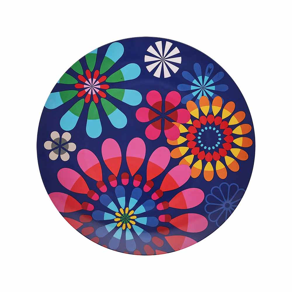 Set of 4 Large Plates - Festival