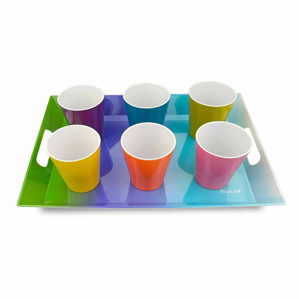 Set of 6 Tumbler Cups - Colorful