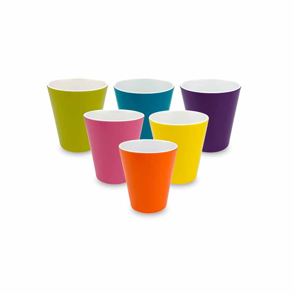 Set of 6 Tumbler Cups - Colorful