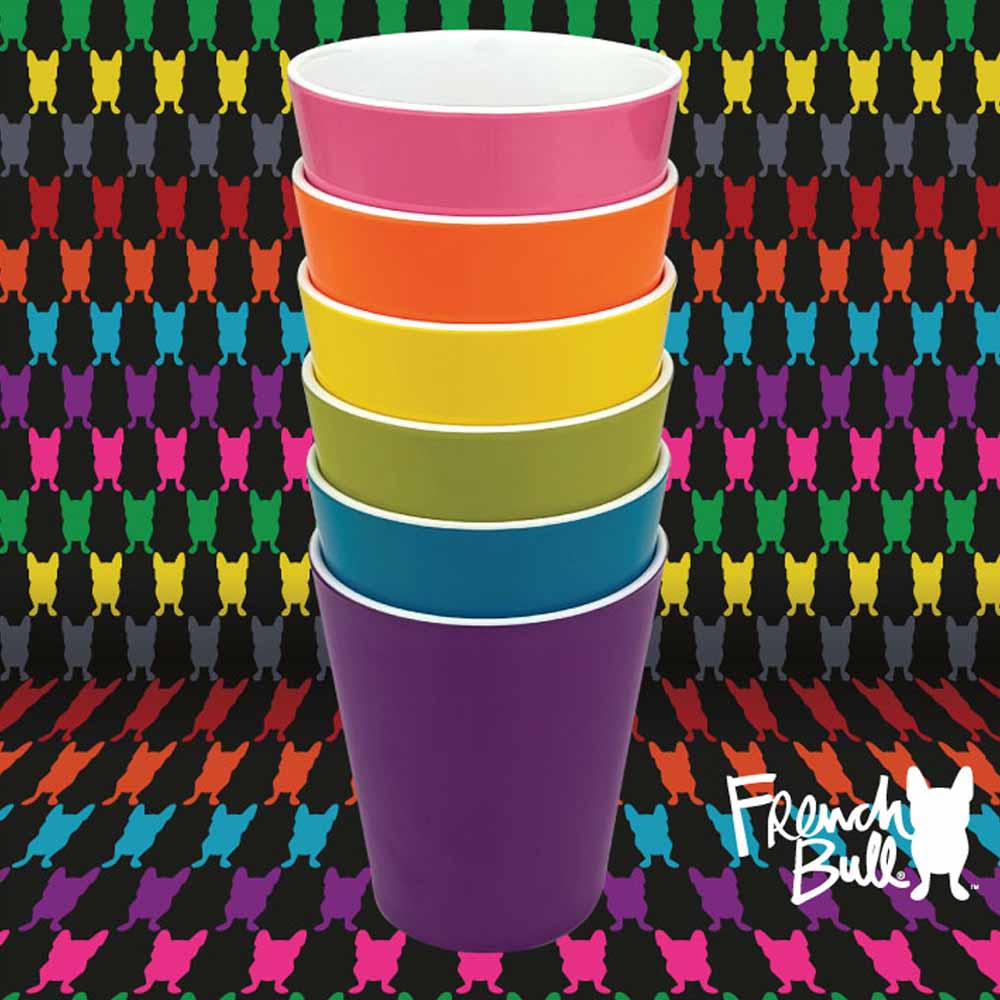 Set of 6 Tumbler Cups - Colorful