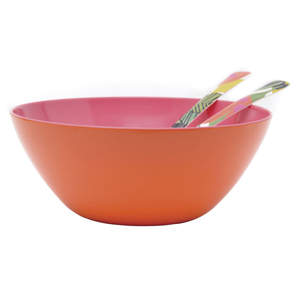 Salad Bowl - Orange/Pink