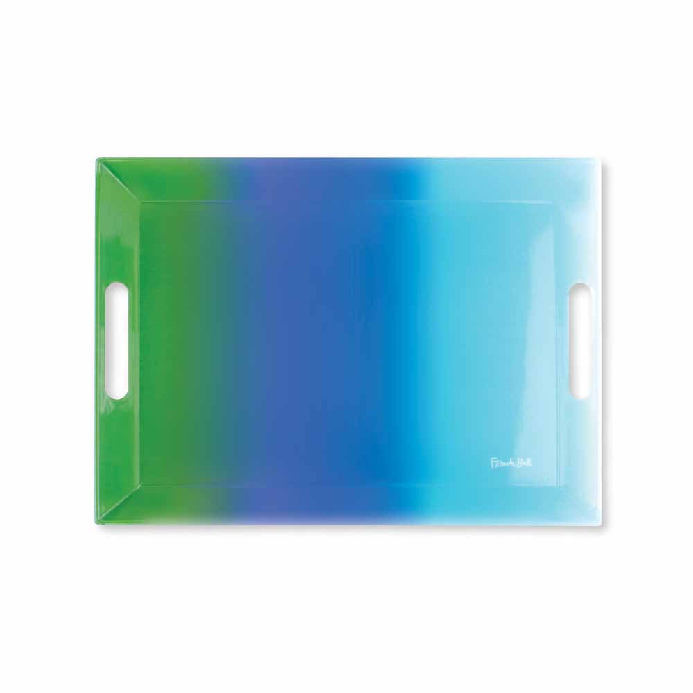 Rectangular Large Tray - Blue Ombre