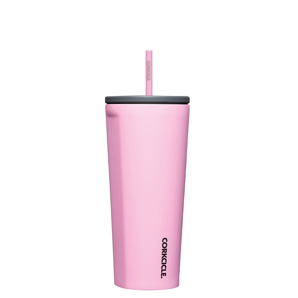 Cold Cup With Straw 710ml Baby Pink