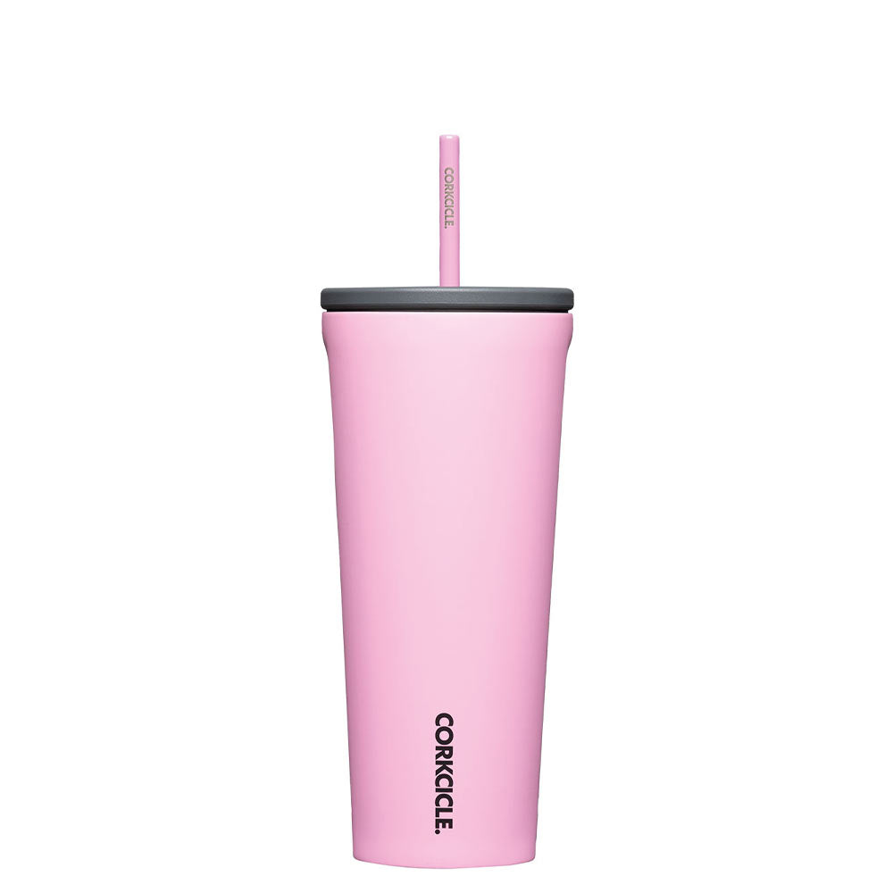 Cold Cup With Straw 710ml Baby Pink