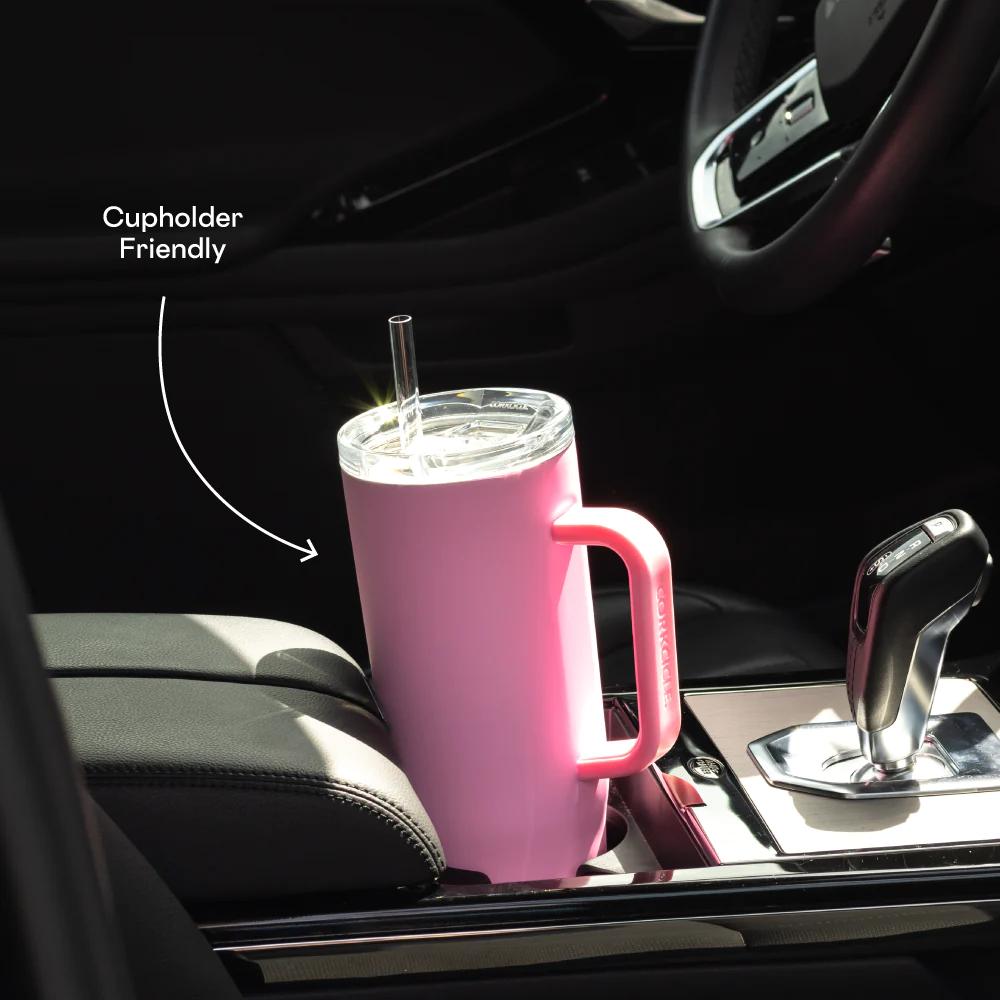 Cruiser Cup With Straw 1200ml Baby Pink