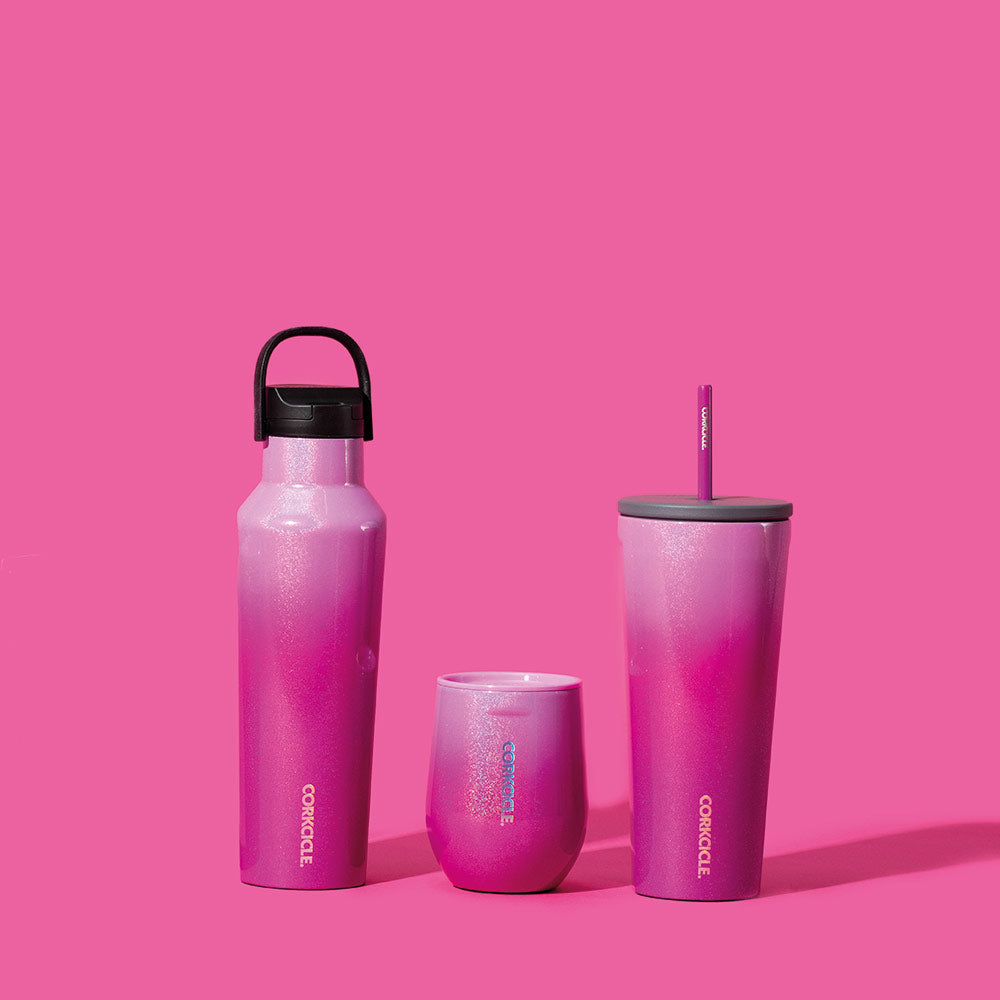 Sport Canteen Bottle 590ml Glittery Pink Ombre