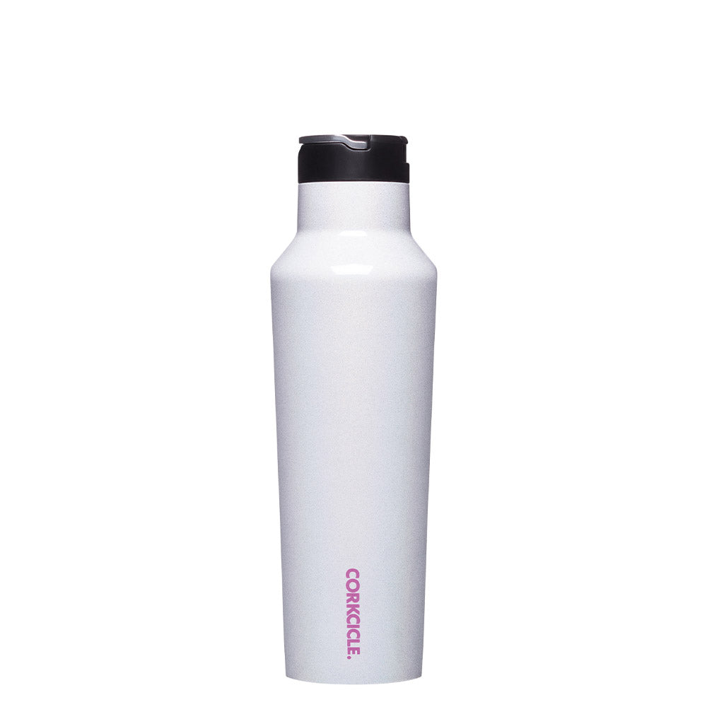 Sport Canteen Bottle 590ml Glittery White