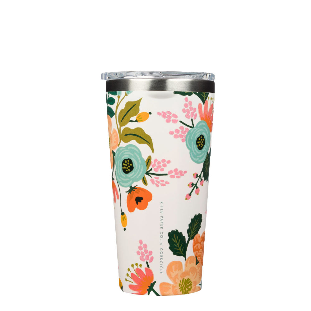 Tumbler Cup 475ml Creme Floral