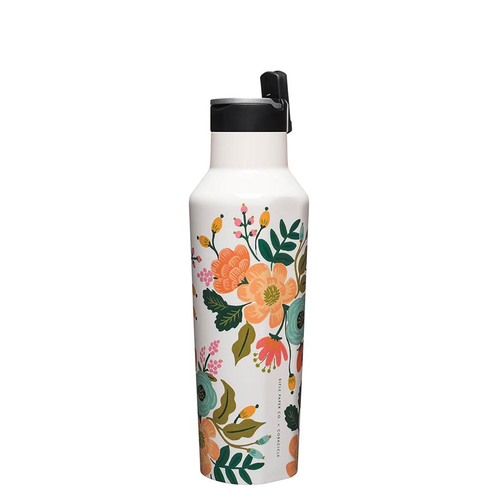 Sport Canteen Bottle 590ml Creme Floral