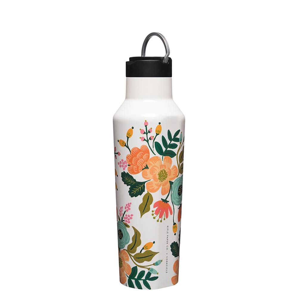 Sport Canteen Bottle 590ml Creme Floral