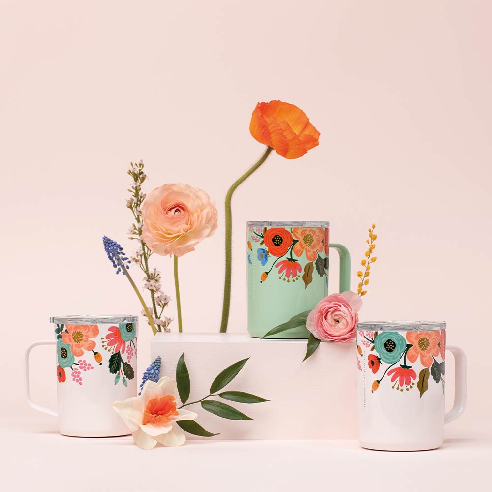 Mug 475ml Creme Floral