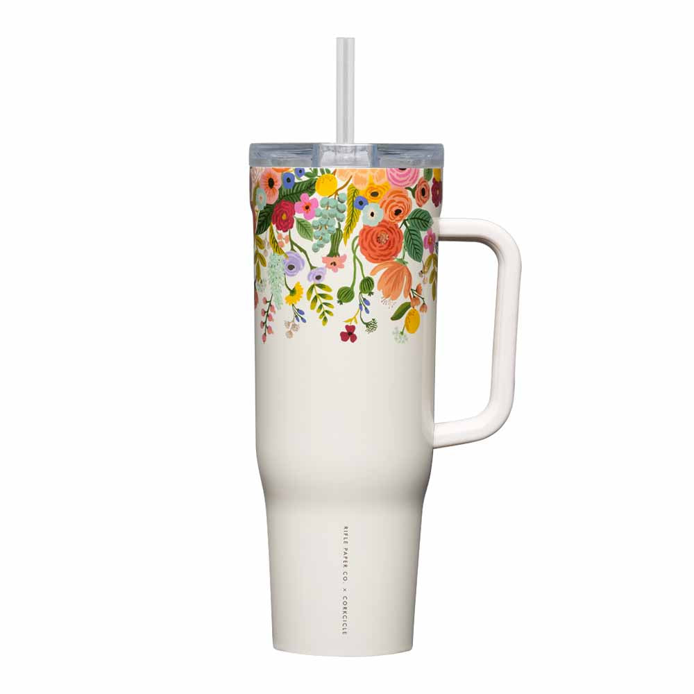 CRUISER Cup with Straw 1200ML Crème Floral