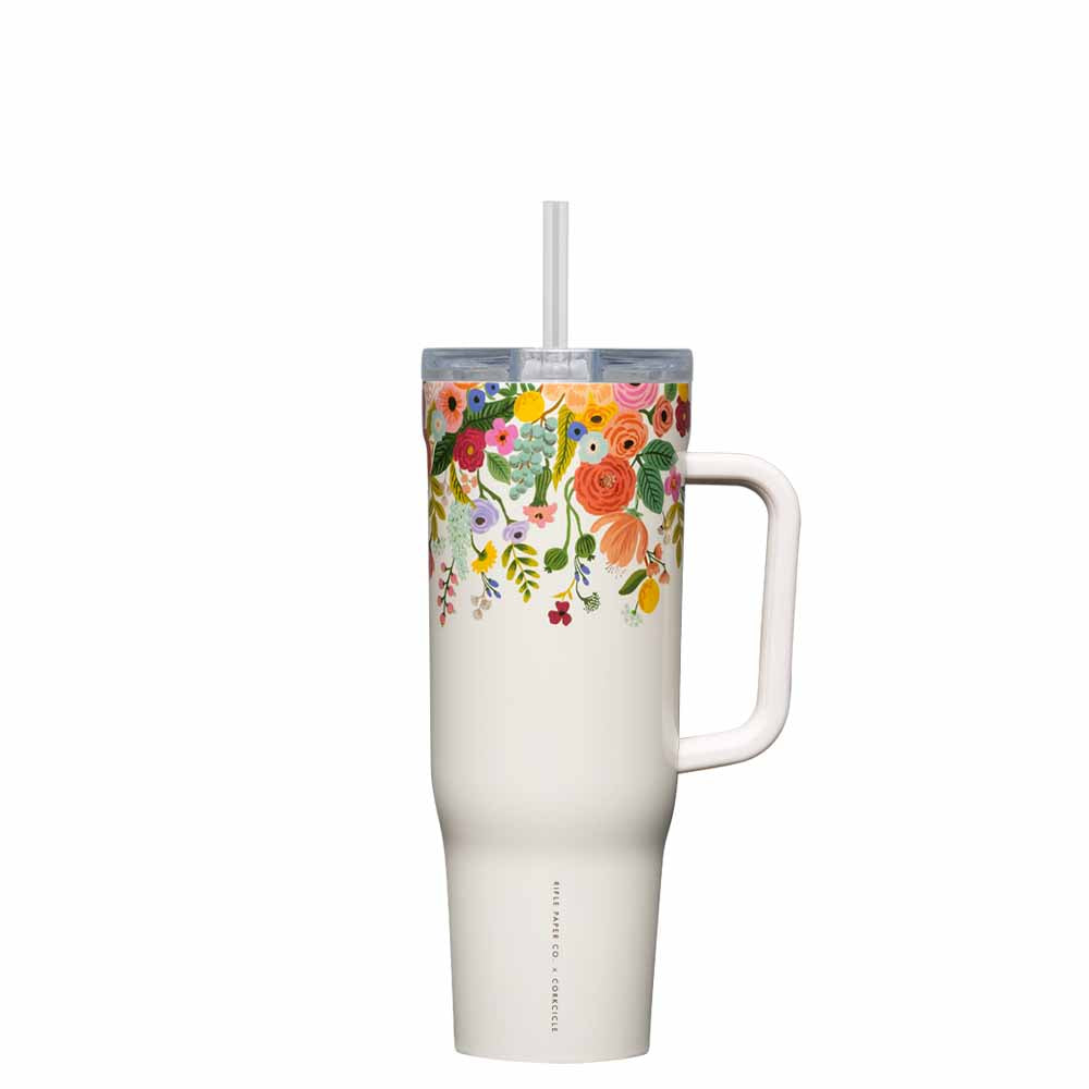 CRUISER Cup with Straw 1200ML Crème Floral