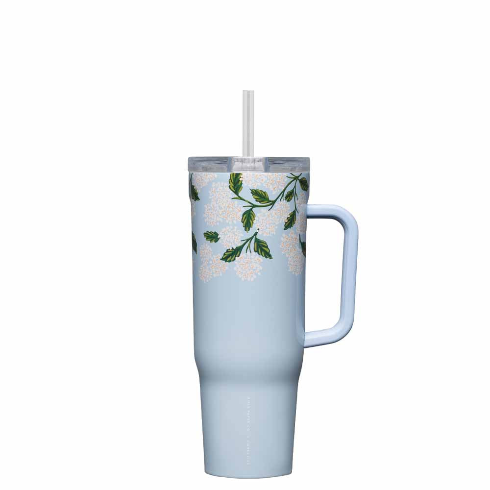 CRUISER Cup with Straw 1200ML Blue Floral