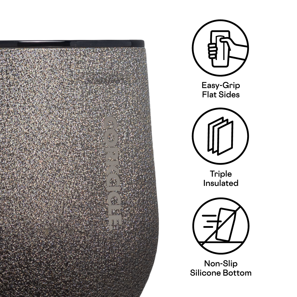 Stemless - 12oz Steel Shadow