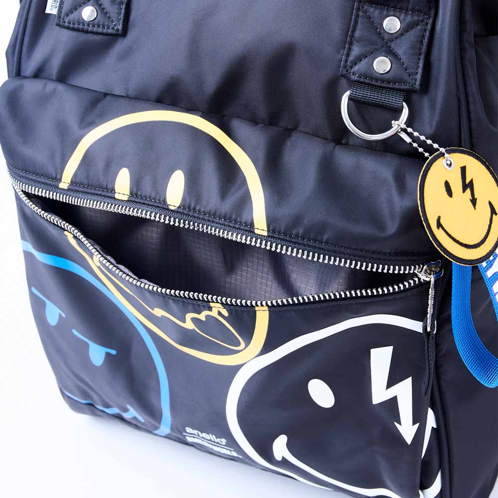 KUCHIGANE BACKPACK (R) SMILEY NAVY 006