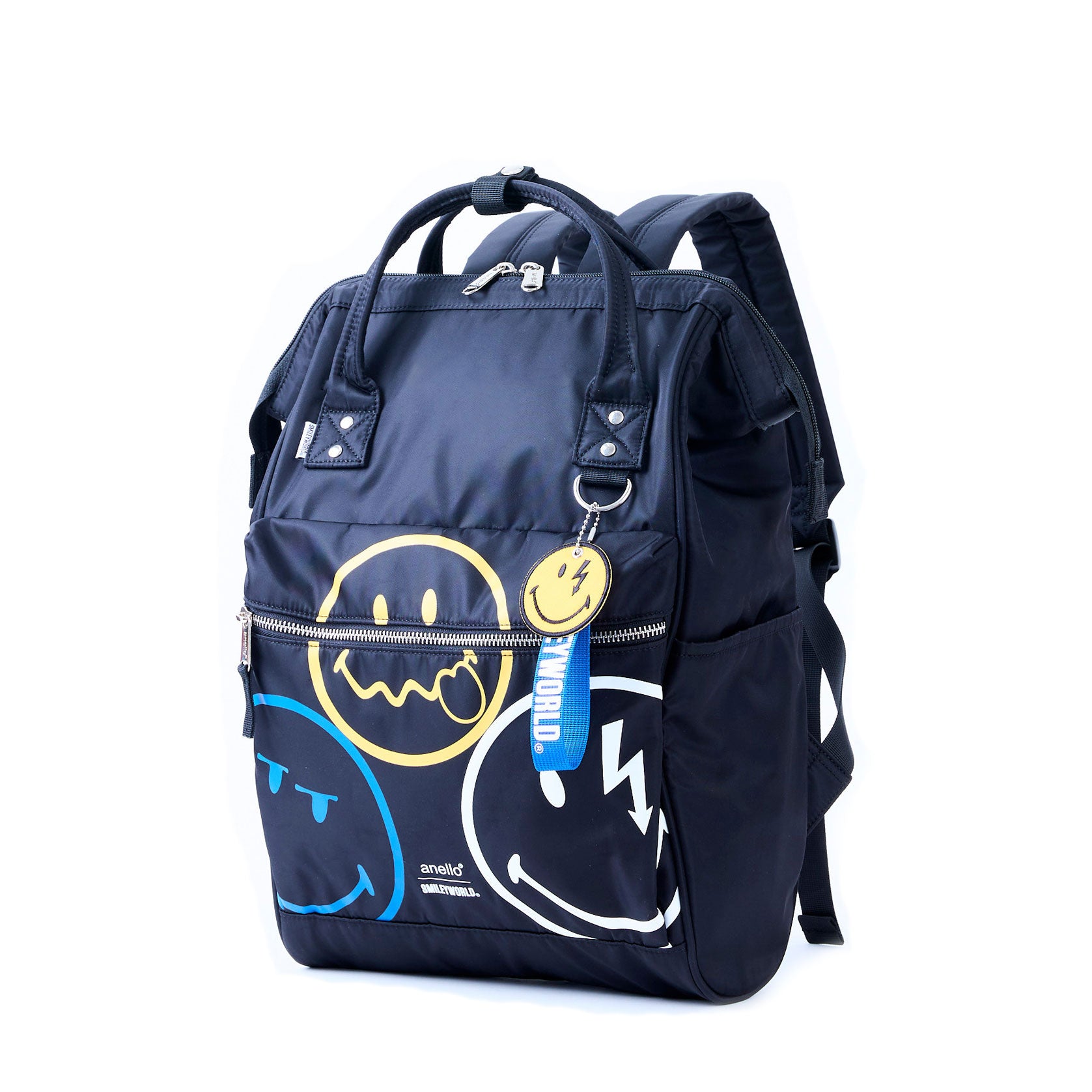 KUCHIGANE BACKPACK (R) SMILEY NAVY 006