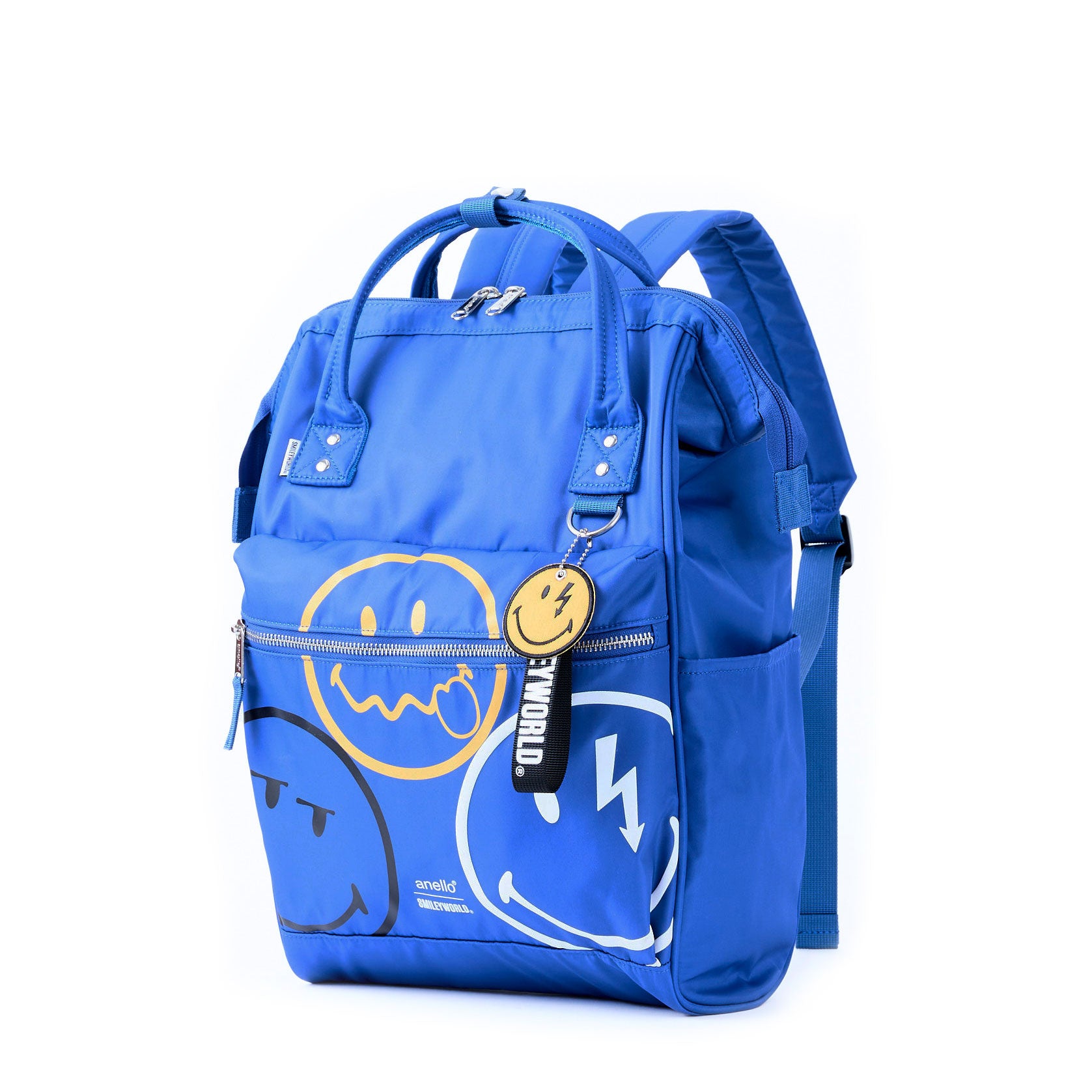 KUCHIGANE BACKPACK (R) SMILEY BLUE 006