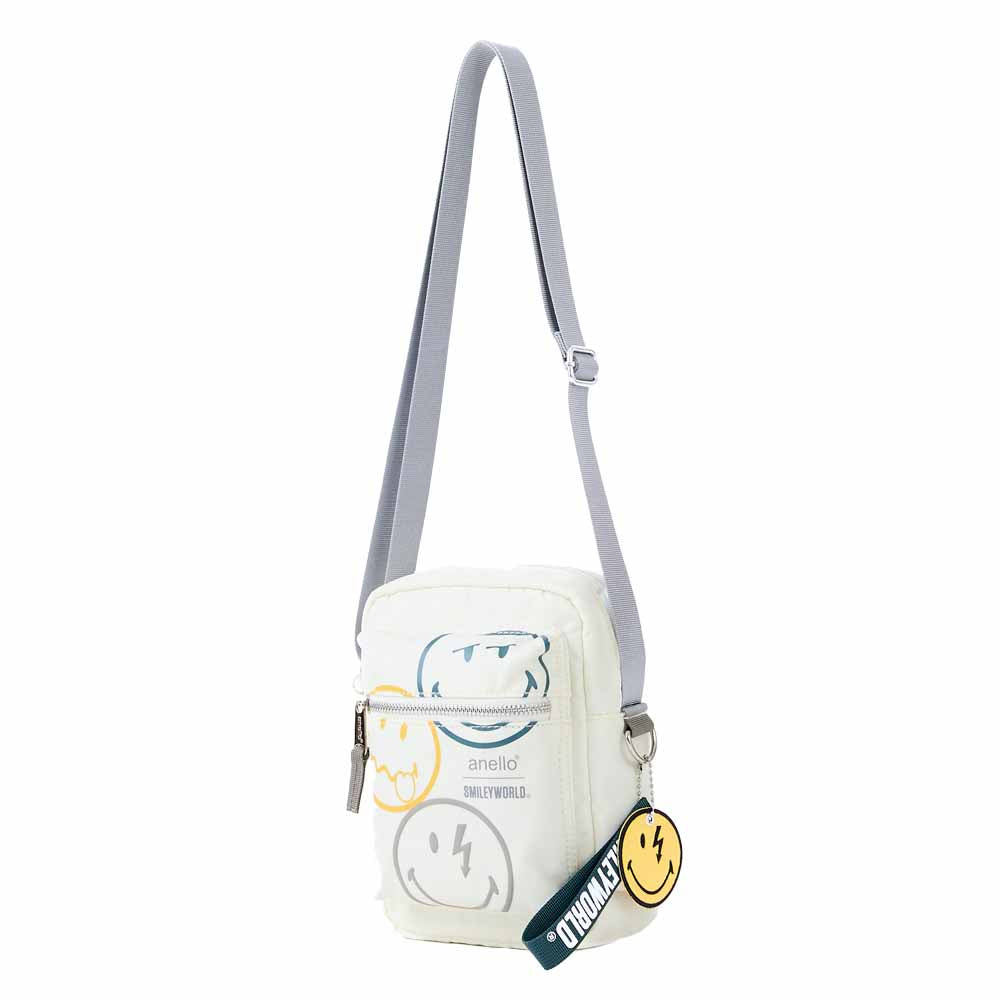 MINI SHOULDER BAG SMILEY WHITE 006