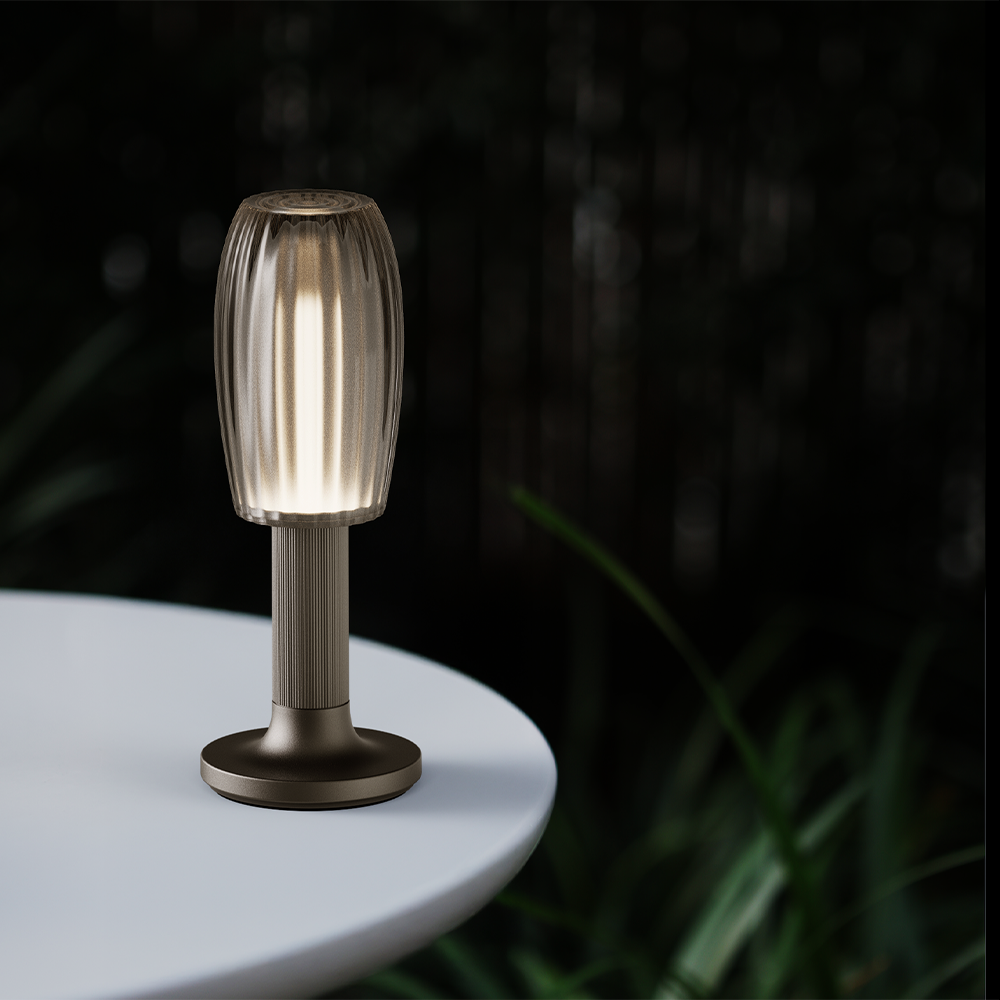 Hari Outdoor Lamp Graphite Grey - Waves