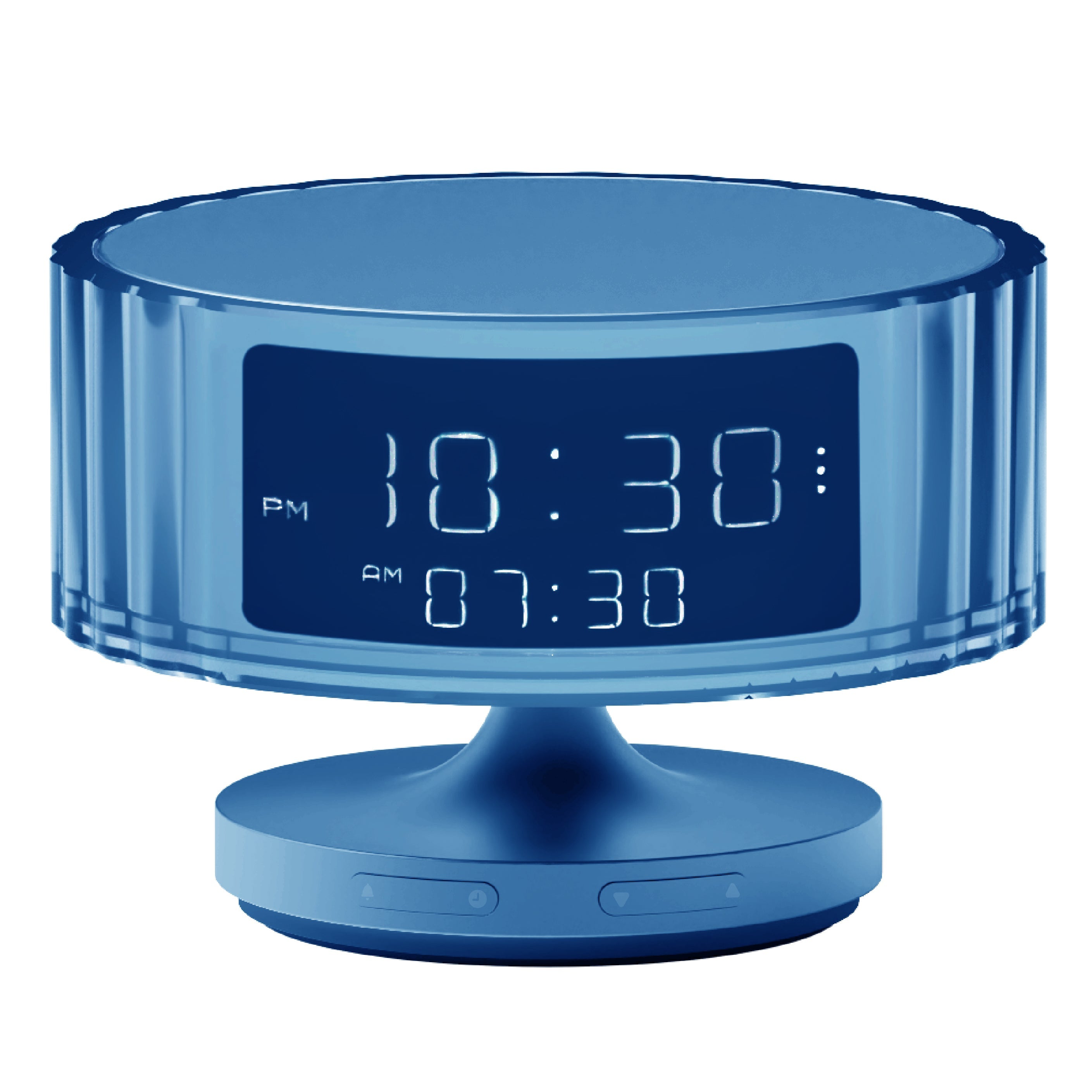 Hari LED Alarm Clock Majestic Blue - Waves