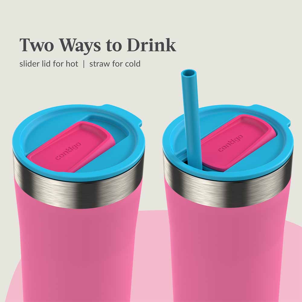 STREETERVILLE Metal Straw Cup Bubblegum Pink 720 ml