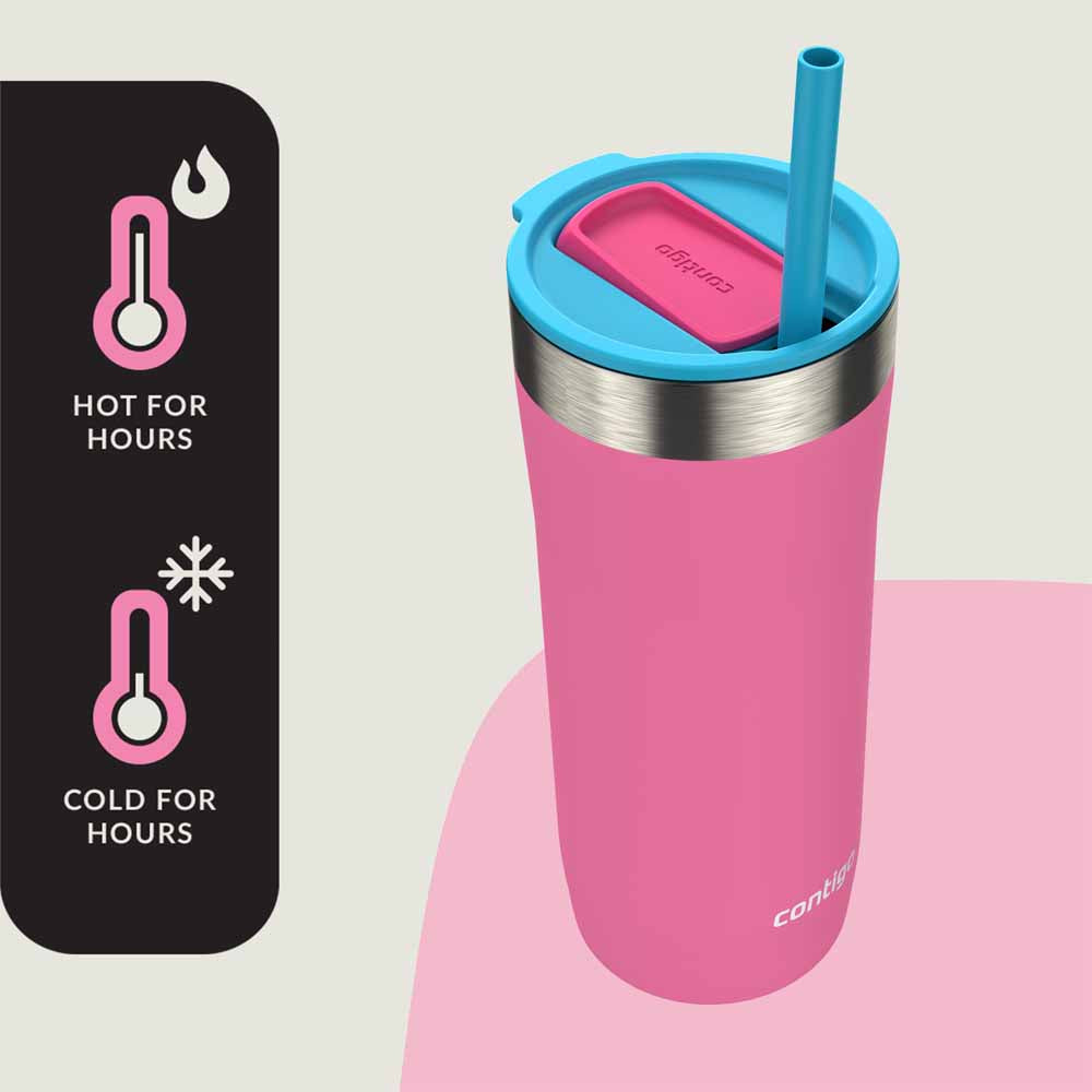 STREETERVILLE Metal Straw Cup Bubblegum Pink 720 ml