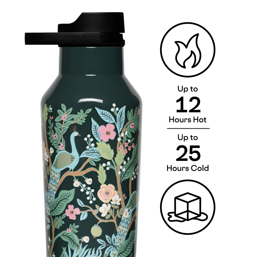 Sport Canteen - 590ML Rifle Paper - Peacock Blue